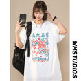 Load image into Gallery viewer, [SENSU Series] ★Short sleeve T-shirt★ Large size M~6L 4color Tops Unisex Men's Rabbit Letter Pattern
