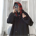 Load image into Gallery viewer, [Tetsusho Series]★Jacket★ 4color Outerwear Unisex Men's Faux Layered Plaid Pattern Large Size
