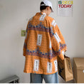 Load image into Gallery viewer, [PINZHI Series] ★Happi coat★ Thin lettering pattern unisex men's print large size unique cool fireworks festival festival
