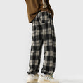 Load image into Gallery viewer, [GUIXIE Series] ★Casual Pants★ 2color Bottoms Trousers Unisex Men's Plaid Pattern Large Size Easy to Match
