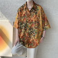 Load image into Gallery viewer, [ZHUIYI Series]★Shirt★ Short sleeve shirt, floral pattern shirt, tops, unisex, men's, aloha shirt, cool, casual
