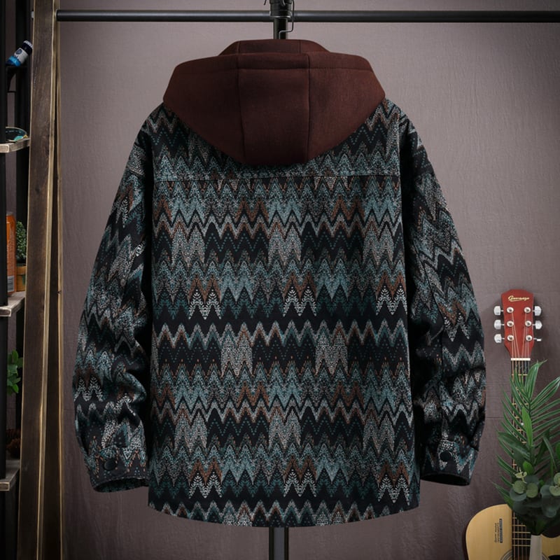 [MDW Series] ★Fleece-lined jacket★ 2color outerwear winter coat warm thick ethnic style unisex men's large size