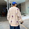 Load image into Gallery viewer, [KANONG Series]★Sweater★ 3color Tops Unisex Men's Distressed Stylish Black Apricot Blue
