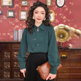 Load image into Gallery viewer, [Misslin Fashion Series]★Setup, single item order★Shirt or skirt, improves temperament, easy to match, date, retro
