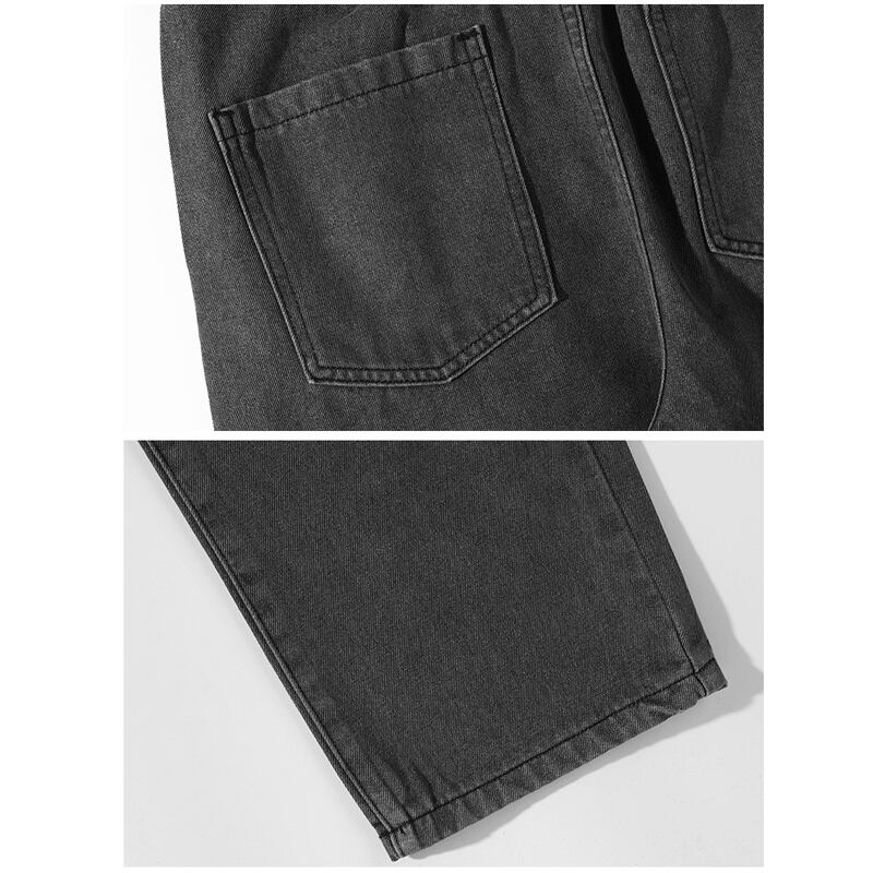 [BIGEMAN Series]★Denim pants★ 4color bottoms pants unisex men's large size plain simple