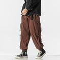 Load image into Gallery viewer, [Small Trouble Series]★China style pants★ 3color bottoms unisex men's large size gray black coffee color
