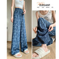 Load image into Gallery viewer, [FENGLIN Series] ★Casual Pants★ Bottoms Trousers Cool Blue Blue Slimming Unique Easy to match
