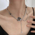 Load image into Gallery viewer, [YAOCHEN Series] ★China style necklace★ Accessory, unisex, men's, women's, black with design
