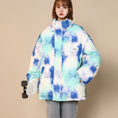 Load image into Gallery viewer, [Morimoto Series] ★Winter Coat★ 3color Cotton Coat Unisex Men's Print Gray Blue Green
