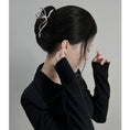 Load image into Gallery viewer, [KANSAI Series] ★Hair Ornament★ Hair Clip Accessory Small Item Silver Unique Easy to Match Trendy Stylish Large Bun Hair Shiny Women Gift
