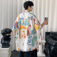 Load image into Gallery viewer, [MUCHUANLANG Series]★Shirt★ Tops 2color Unisex Men's Large Size Unique Travel Beach
