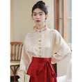 Load image into Gallery viewer, [BAIRIMENG Series] ★Chinese style skirt★ Maki skirt bottoms Hanfu skirt Red Red
