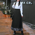 Load image into Gallery viewer, [Kokaisha --- Rabbit series] ★China style skirt★ Bottoms Original slimming black Easy to match
