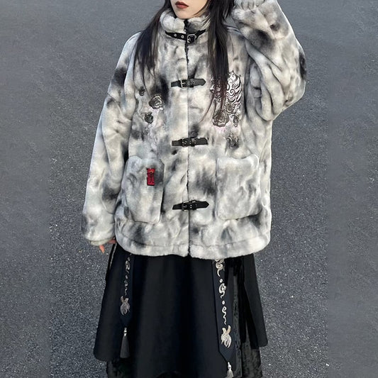 [Old Monster---Torako Series] ★Chinese style coat★ Winter coat, thick and warm, Chinese clothes, original, easy to match