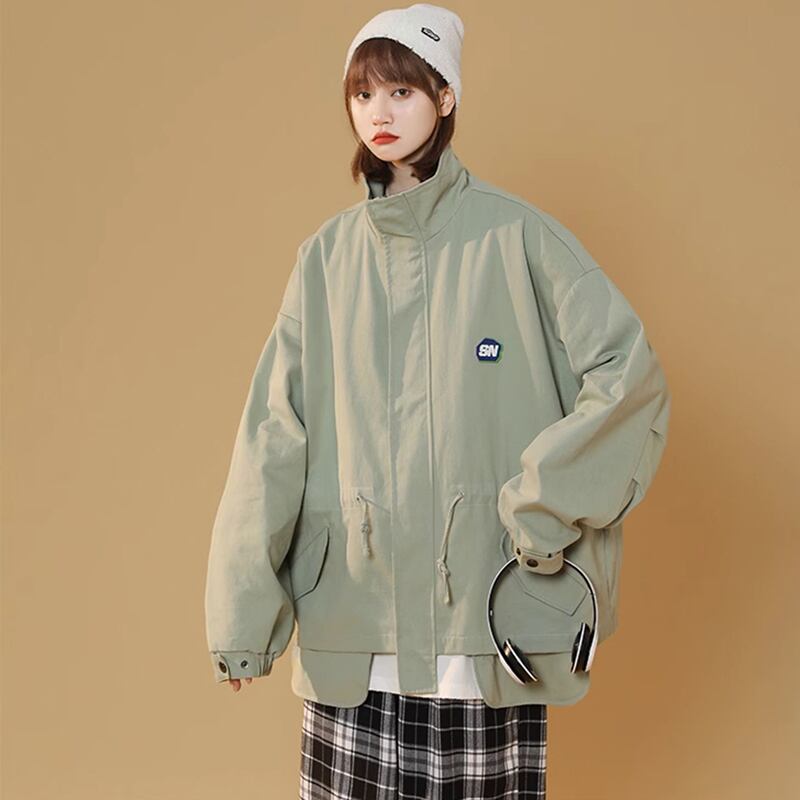 [CHAOMEICHEN Series] ★Jacket★ Outerwear 4color Unisex Men's ML XL 2XL Casual Blue Black Green Brown