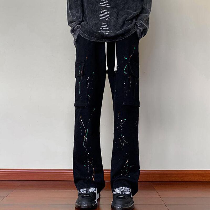 [XINSS Series]★Denim Pants★3color Bottoms Unisex Men's Large Size Print