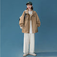 Load image into Gallery viewer, [Fujiiman series]★Jacket★ 4color outerwear unisex men's pink black beige brown
