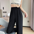 Load image into Gallery viewer, [Women's University 18 Series] ★China style pants★ 2color bottoms casual pants China button black black
