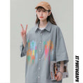 Gallery viewerに画像を読み込む, 【CHAOMEICHENシリーズ】★シャツ★ 5color トップス 星 夏服 カジュアル 男女兼用 メンズ ファッション
