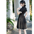 Load image into Gallery viewer, [Shukunsho Series] ★Chinese style dress★ Improved cheongsam dress Black Black Hanfu dress
