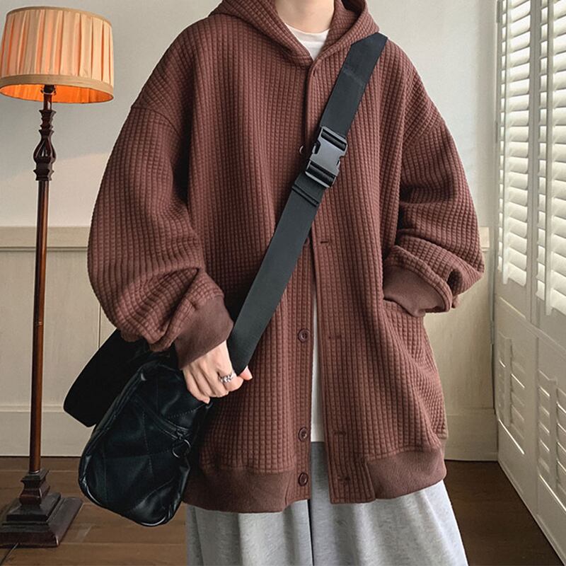 [V37 Series] ★Outer★ 3color Jacket Unisex Men's Casual Apricot Blue Coffee Color