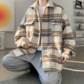 Load image into Gallery viewer, [PPG Series]★Outerwear★ 2color Jacket Unisex Men's Plaid Lasha Casual ML XL 2XL
