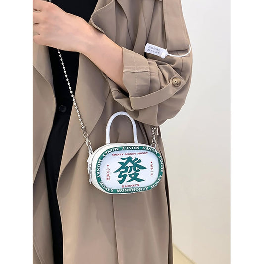 [SHOUER Series]★Shoulder bag★ 3 types Mahjong Cute Mini Small eyes Green Red