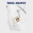 Gallery viewerに画像を読み込む, 【TRAVEL ISSUANCEシリーズ】★POLOシャツ★ 2color トップス 配色 男女兼用 メンズ ホワイト ネイビー
