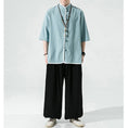 Load image into Gallery viewer, [JIUTIAN Series]★China style shirt★ Tops 3color Unisex Men's Large Size Simple Casual
