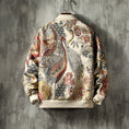 Load image into Gallery viewer, [Konan Series] ★Chinese style stadium jacket★ 2color jacket outerwear sukajan large size crane pattern crane
