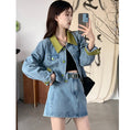 Load image into Gallery viewer, [KEKELI Series]★Setup Single Order★ Outerwear or Skirt with Belt Denim Cute Spring Clothes
