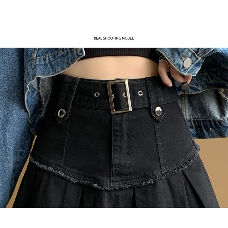 [DIANTOU series]★Skirt★ Mini skirt, denim skirt, bottoms, slimming, stylish, ladies