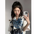 Load image into Gallery viewer, [Style Series]★China Style Shirt★ Ink Pattern Short Sleeve Shirt Tops Unisex Men's Summer Clothes Easy to Match
