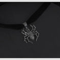 Load image into Gallery viewer, [Koseiryushu Series] ★Necklace★ Accessory Spider Black Black Cool Unique Easy to match
