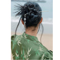 Load image into Gallery viewer, [Big Blue Dragon Series]★China style outerwear★ Tops Shirt Bamboo Green Green Mini Length Chinese Clothes Improves Temperament
