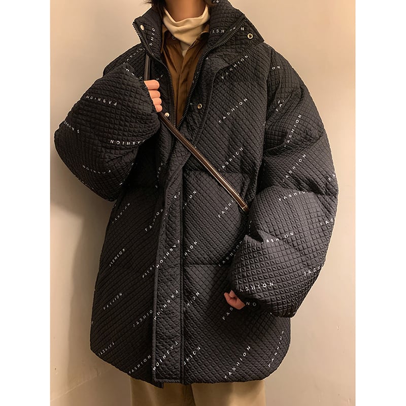 [NANSHI Series] ★Cotton coat★ 2color outer winter coat unisex men's large size thick warm