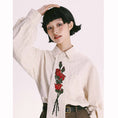 Load image into Gallery viewer, [Yangji Great Dream Series] ★China style shirt★ Tops Embroidery Rose Retro SM Original design available
