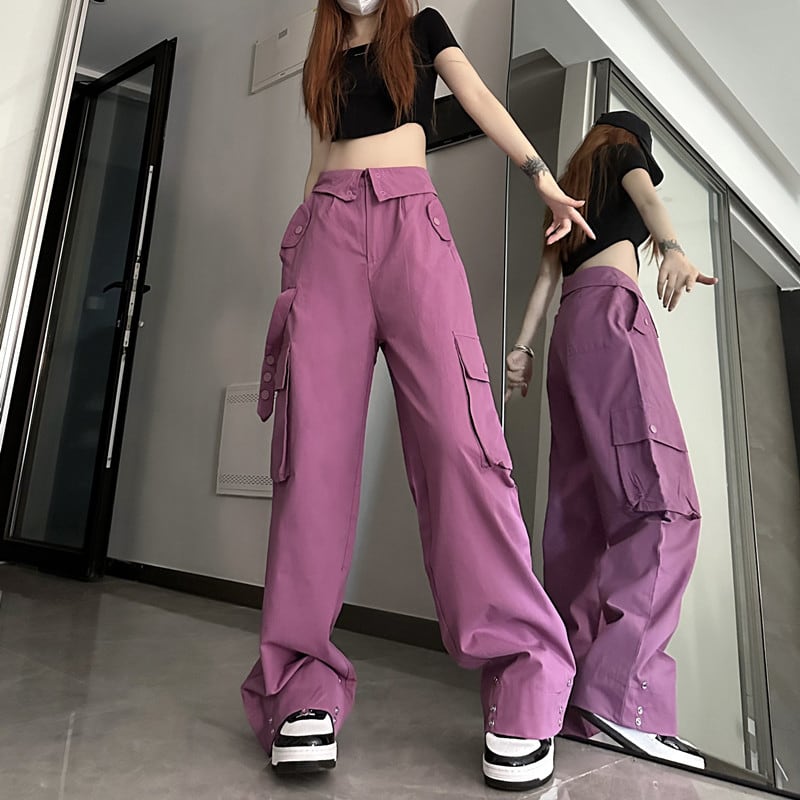 [Style Series]★Casual Pants★ 3color Bottoms Trousers Unisex Men's Stylish Black Gray Pink