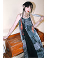 Load image into Gallery viewer, [Kokaisha --- Kyoka Suigetsu Series] ★China style dress★ Hanging dress, print, long length, slimming appearance
