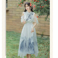 Load image into Gallery viewer, [Az Suna Series] ★Chinese style dress★ Hanfu dress, off-the-shoulder SML XL, Chinese clothes, date, girls' night out
