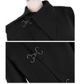 Load image into Gallery viewer, [Daiseiryusu Series]★China style blazer★Outer slim switching retro black black irregular
