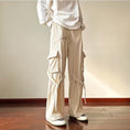 Load image into Gallery viewer, [SENSU Series]★Casual Pants★ 3color Bottoms Trousers Unisex Men's Red Black Beige Retro
