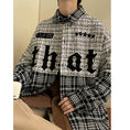 Load image into Gallery viewer, [YOULIN Series] ★Outer★ 3color Unisex Men's Plaid Pattern Coffee Color Green Black
