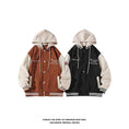 Load image into Gallery viewer, [BIGEMAN Series]★Outer★ Stadium jacket outerwear 2color Unisex Men's Large size Hooded
