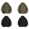 Load image into Gallery viewer, [BIGEMAN Series]★Jacket★ 2color Unisex Men's Large Size Green Black Simple
