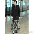 Load image into Gallery viewer, [BABA Series]★China Style Skirt★Maki Skirt, Hanfu Skirt, Women's, Improves Temperament, Black, Black
