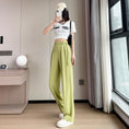 Load image into Gallery viewer, [Women's University 18 Series] ★China style pants★ 2color bottoms casual pants China button black black
