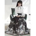 Load image into Gallery viewer, [Kaede bamboo---Kinjoyo series] ★China style setup★ 2-piece set, long-sleeved shirt + skirt, improves temperament, coming-of-age ceremony, everyday wear
