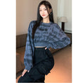 Load image into Gallery viewer, [DUOMIAOTU Series]★Setup Order Single Item★ Tops or Pants Sweatshirt Tie-dye Black Black Slimming
