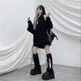 Load image into Gallery viewer, [Miyakoya Series] ★Parker★ Tops Sexy Women's Fashion Easy to Match Black Black Harajuku Style
